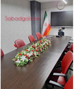گل رومیزی مصنوعی برای اتاق جلسات